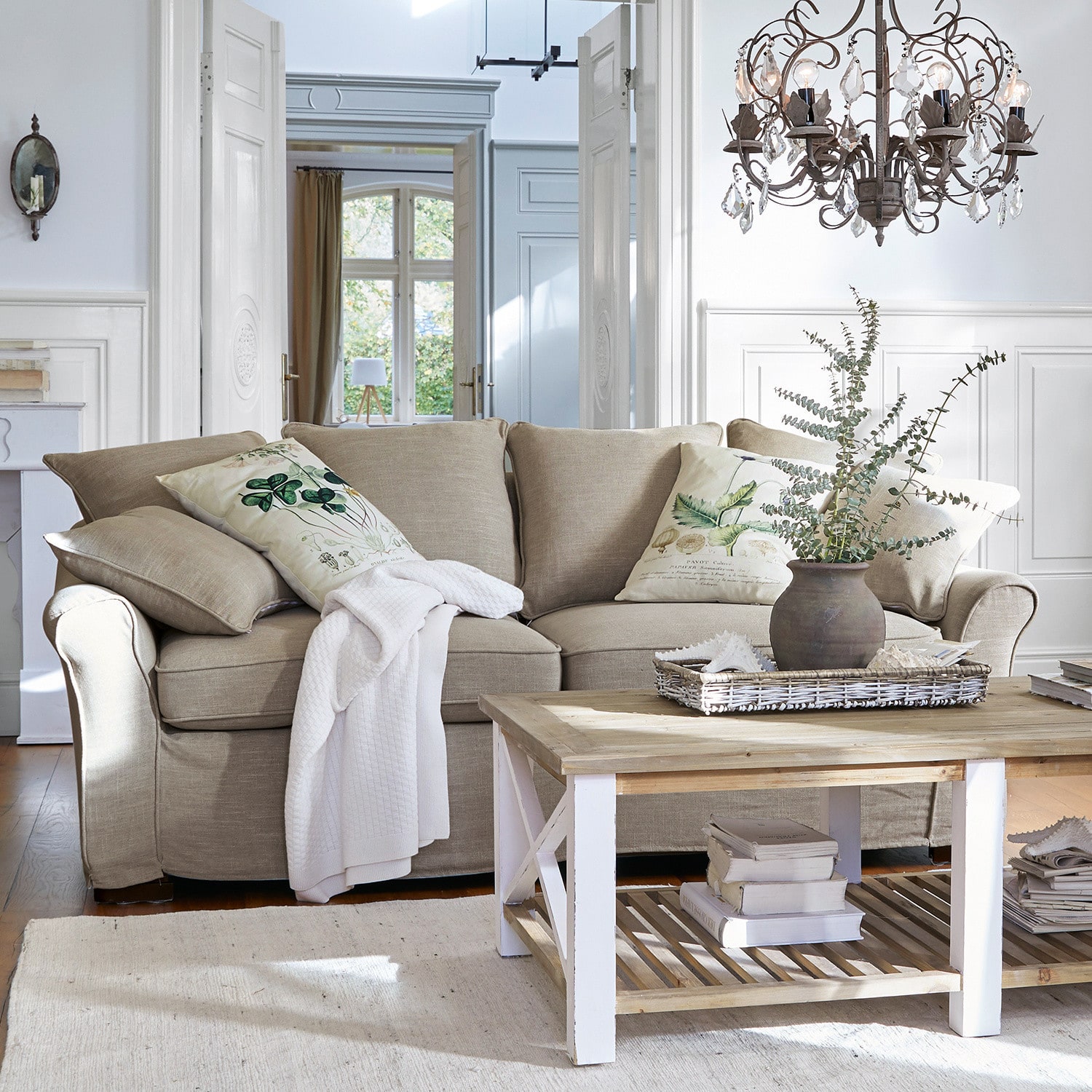 Sofa Long Beach leinen