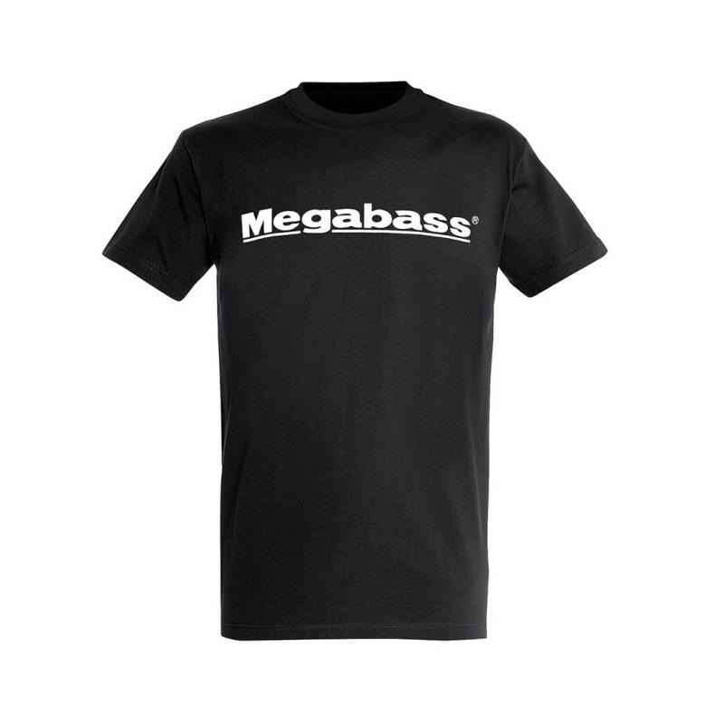Tee Shirt Manches Courtes Homme Megabass - Noir
