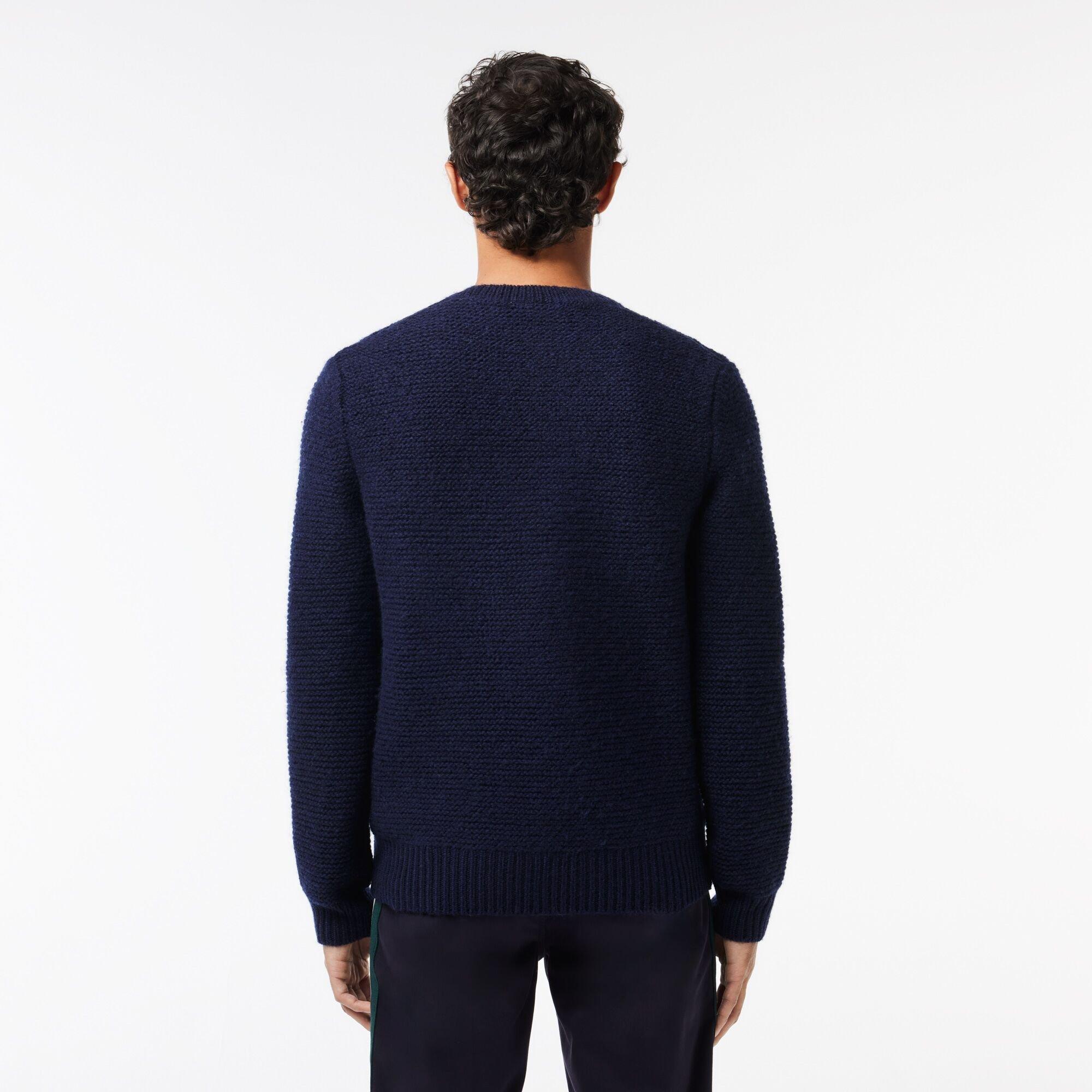 Lacoste Quilted Croc Badge Sweater