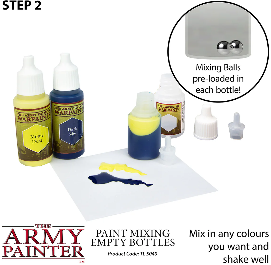 The Army Painter  Paint Mixing Empty Bottles    Kreativität in jeder Flasche