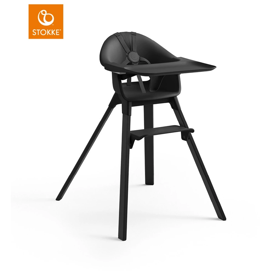 STOKKE® CLIKK™ Hochstuhl Midnight Black + gratis Chair Travel Bag