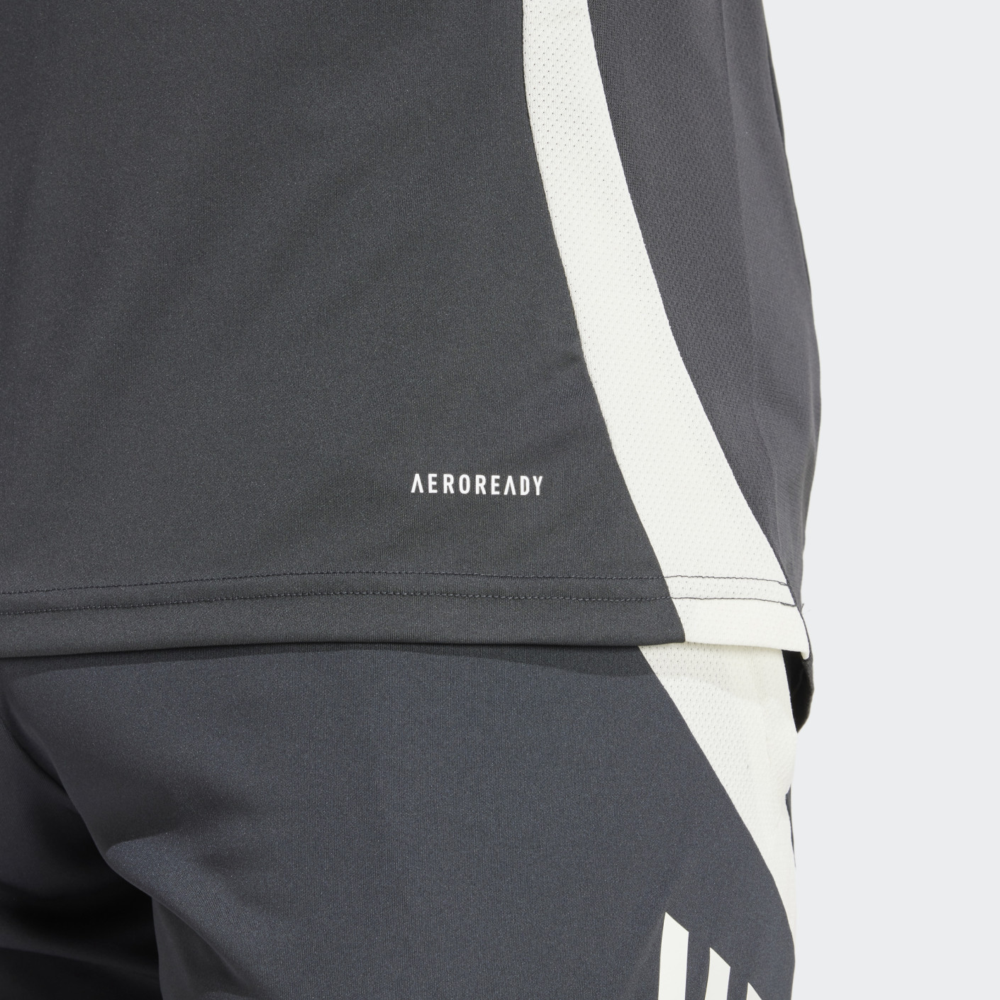 Adidas Manchester United Trainingsshirt Europees 2024-2025 Donkergrijs Zwart Rood Wit