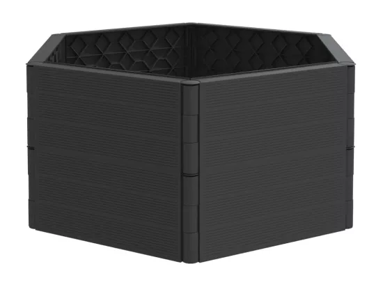 Jardinière anthracite PP