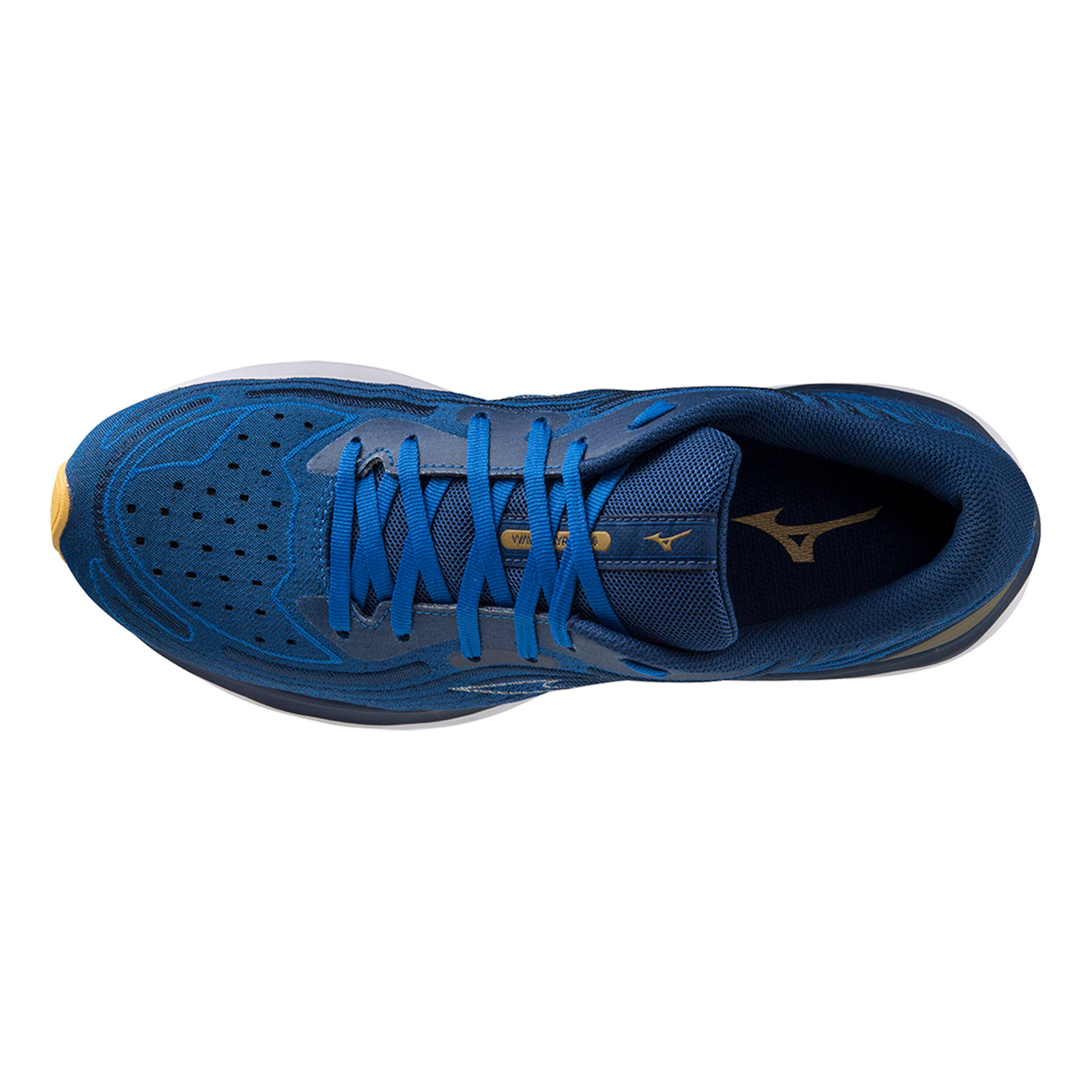 Mizuno Wave Skyrise 4 Chaussure De Running Sans Stabilisateurs Hommes - Bleu , Gris