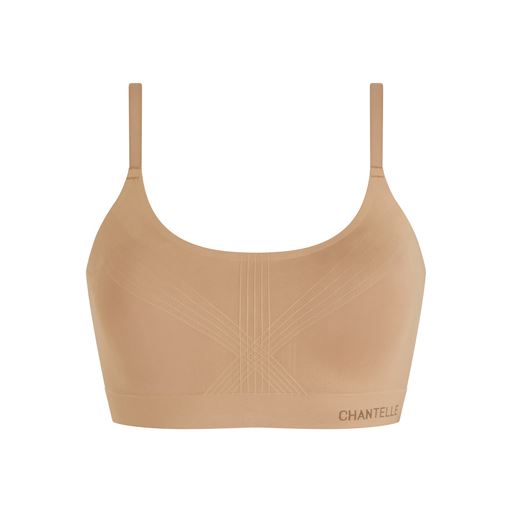 Chantelle Smooth Comfort Bøjlefri T-shirt BH, Terracotta, M