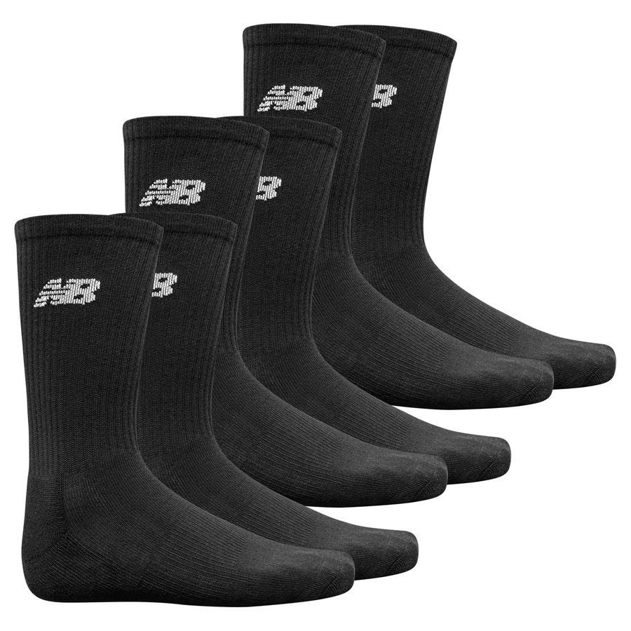 New Balance Chaussettes Everyday Crew Pack de 3 - Noir