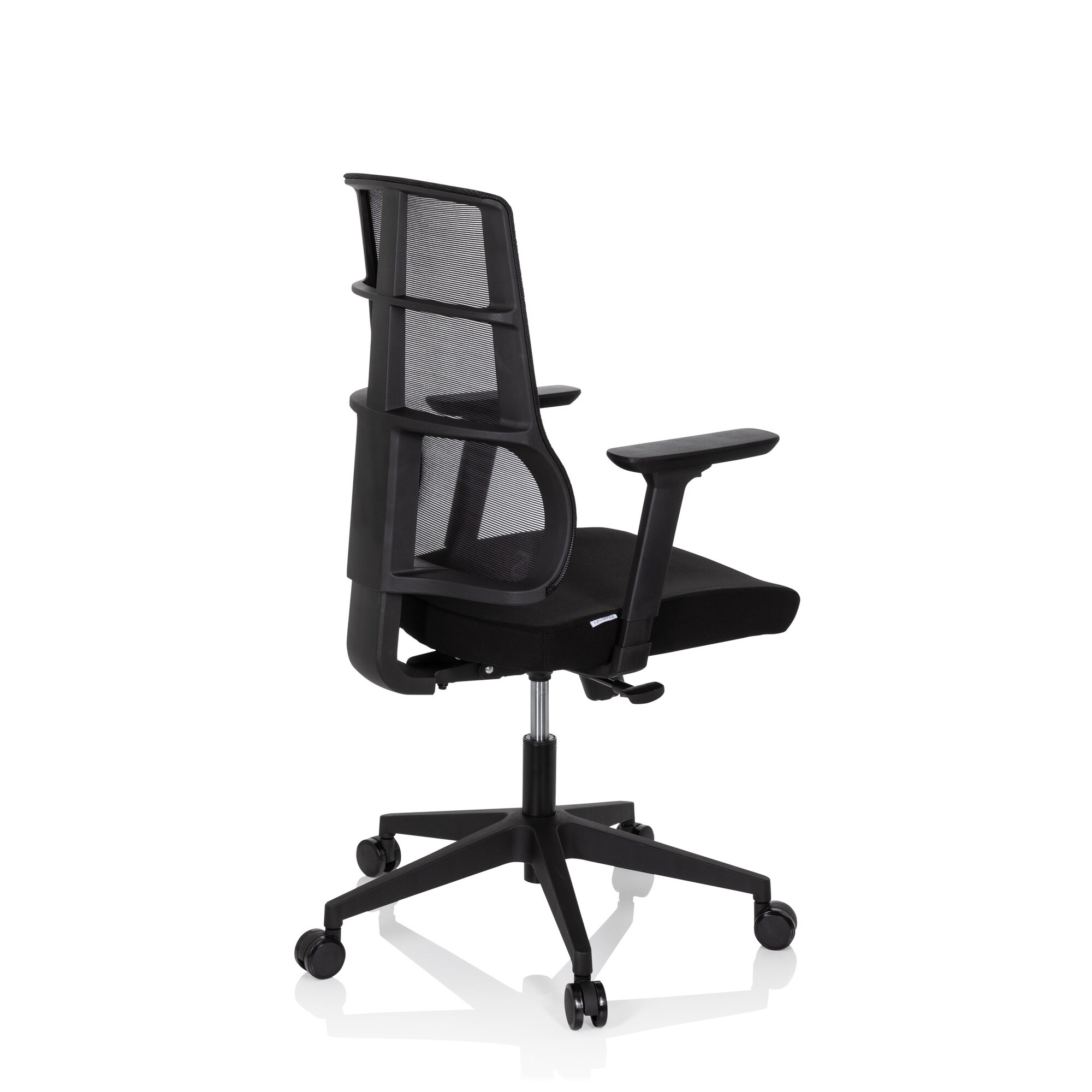 Profi Bürostuhl SPINIO Stoff/Netzstoff mit Armlehnen (höhenverstellbar) hjh OFFICE