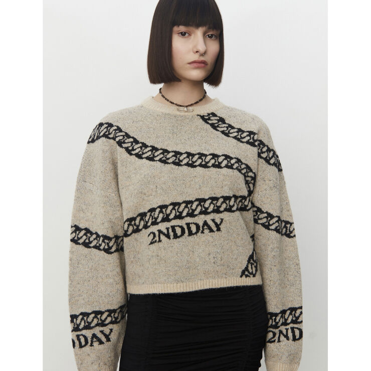 2NDDAY 2ND Chain TT - Soft Jacquard Black chain