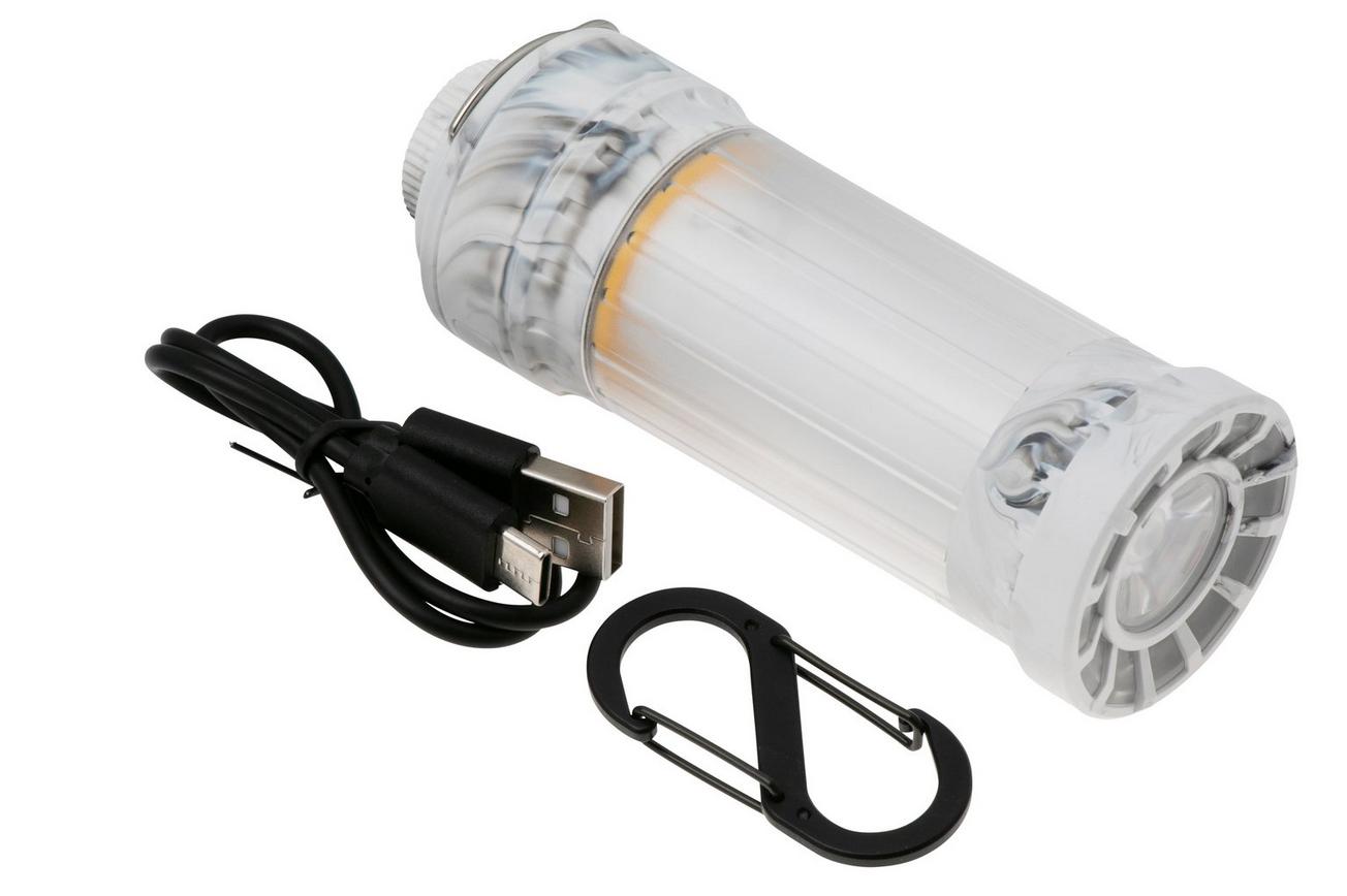 Fenix CL22R-W Iceberg White, oplaadbare multi-color led-campinglamp, 500 lumen