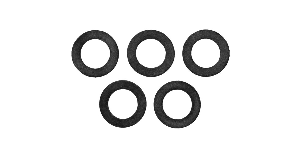 GARDENARubberringen afdichting  (Zwart, 5300-20, 5 stuks)