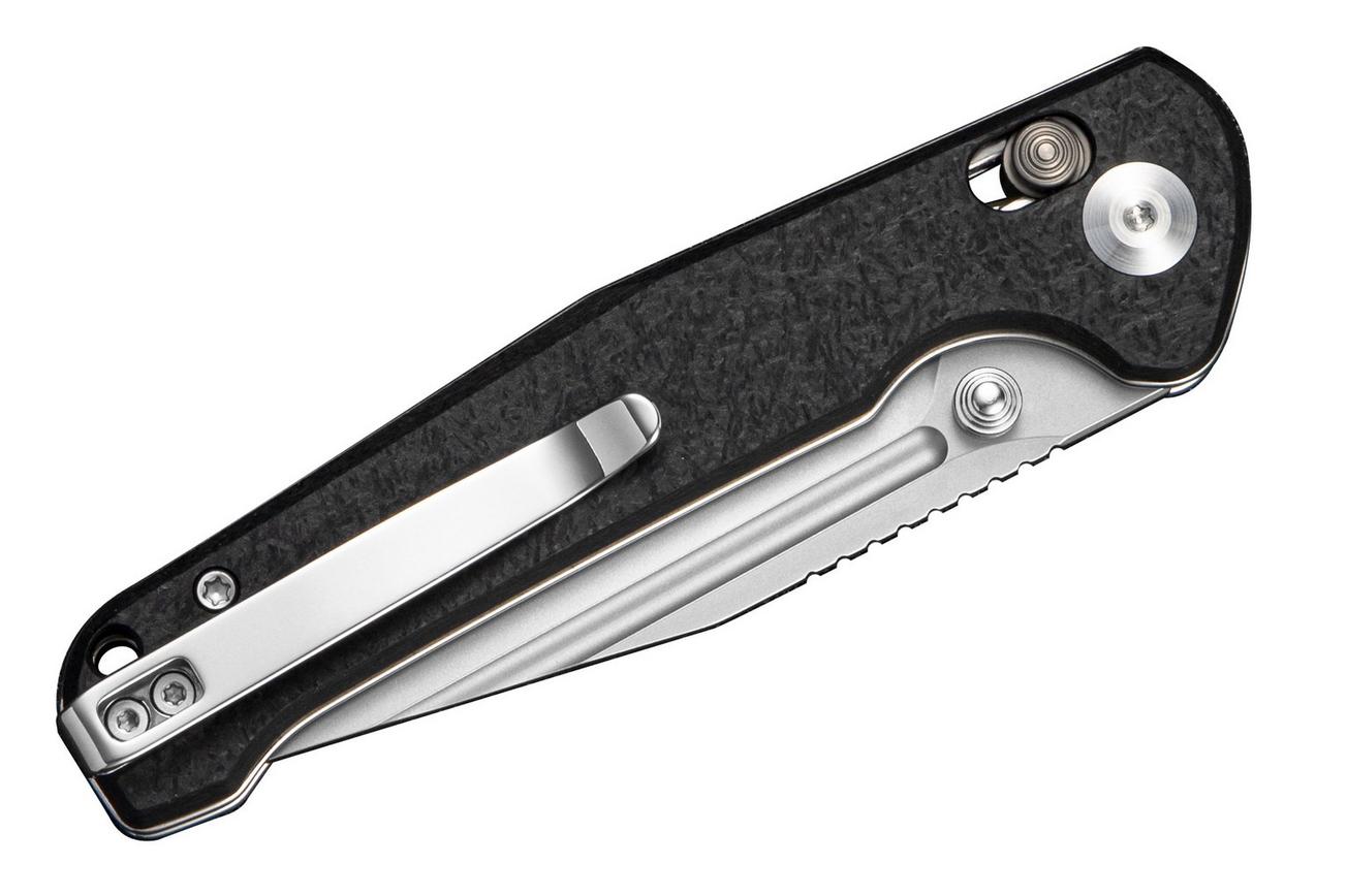 SENCUT Glenspar S25046-2 Stonewashed, Black Shredded G10, zakmes