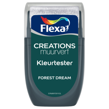 Flexa Creations muurverf kleurtester forest dream mat 30ml