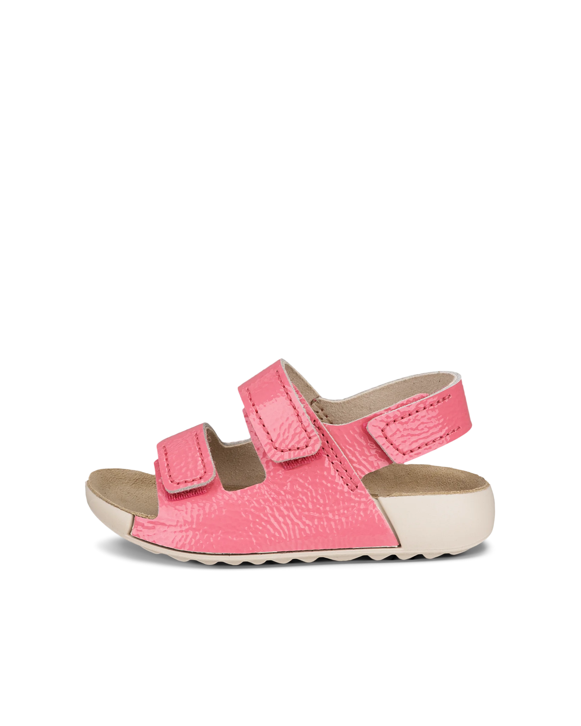ECCO COZMO INFANT Kinder Ledersandale mit zwei Riemen Pink
