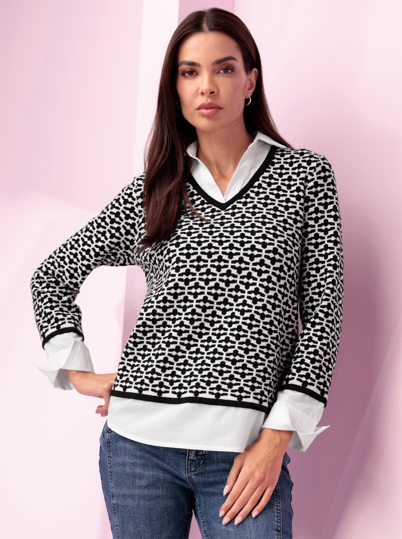 heine 2-in-1-Pullover »2-in-1-Pullover«