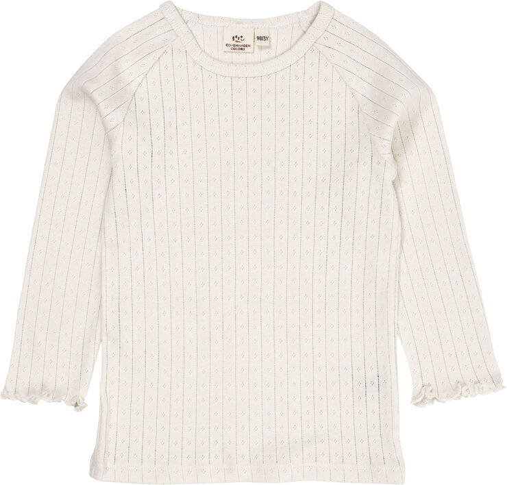 Copenhagen Colors POINTELLE JUNIOR LS TEE Cream