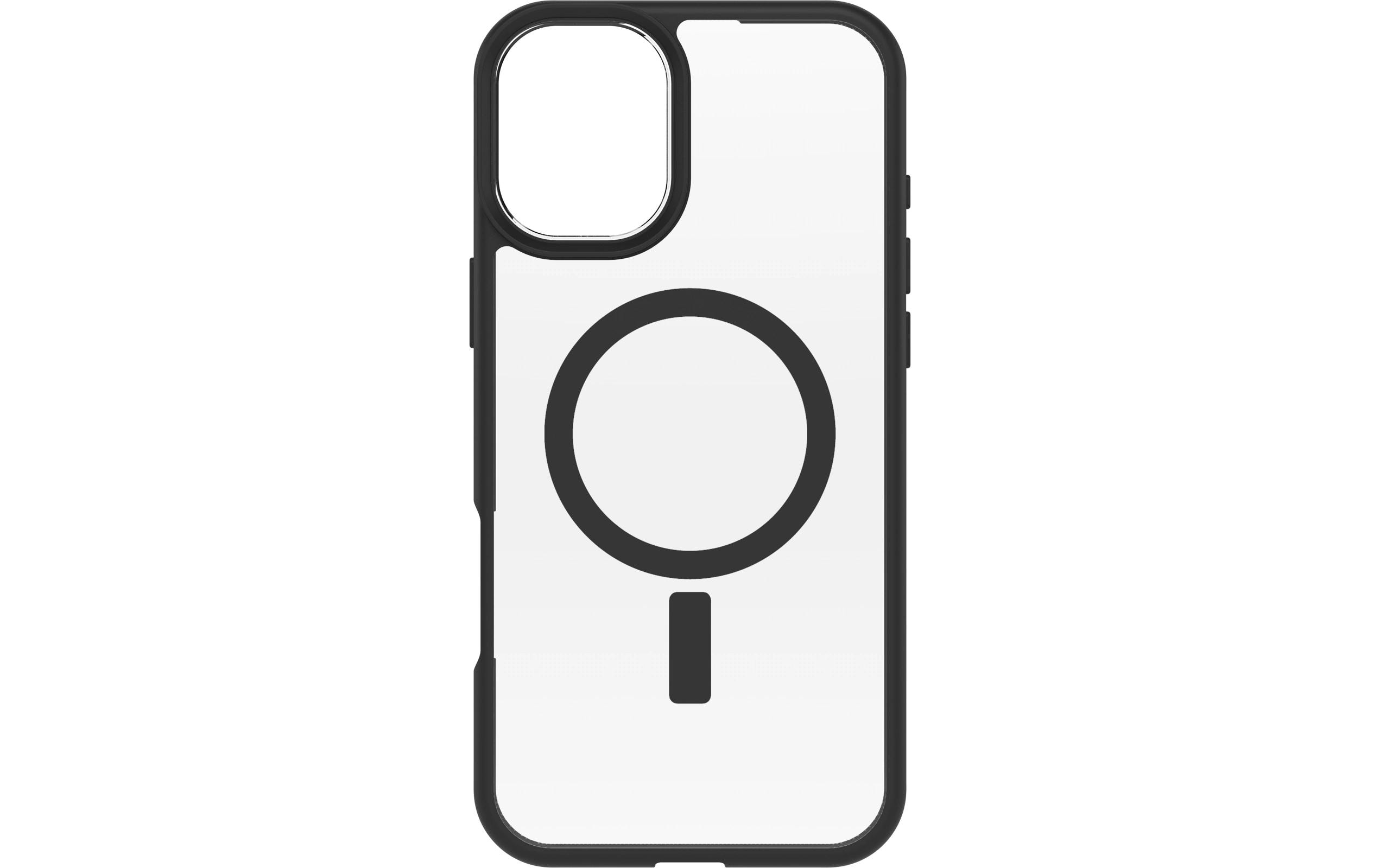 Back Cover React iPhone 16 Plus Schwarz/TransparentSchutzhülle für das Apple iPhone 16 Plus