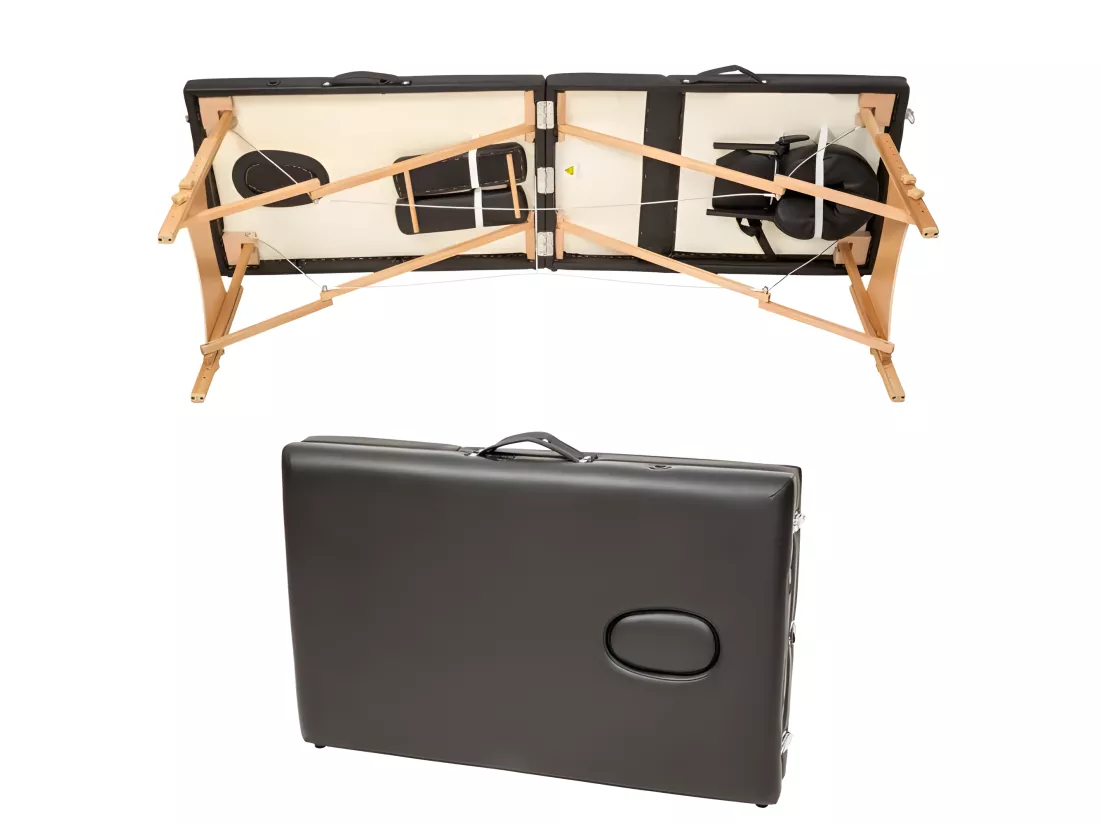 Table de massage 2 noire 210 x 95 x 84 cm 08_0000464