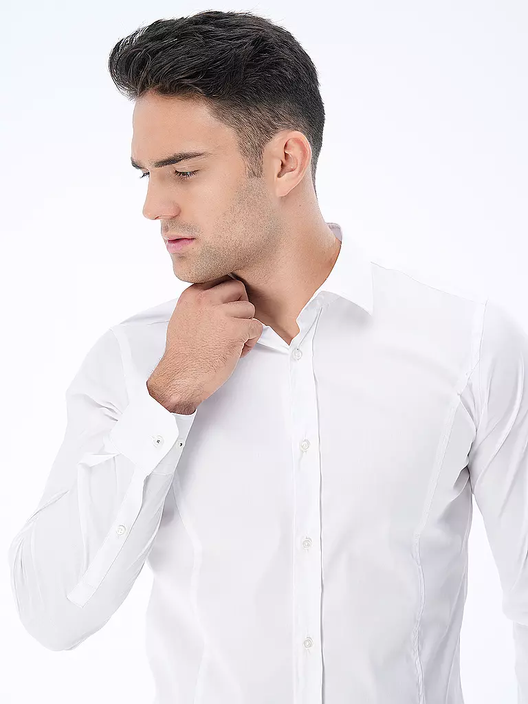 JOOP Hemd Slim Fit VICTOR weiss