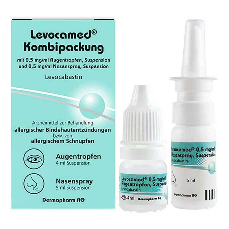Levocamed Kombi 0,5 mg / ml AT + 0,5 mg / ml Nasenspray , 1 St