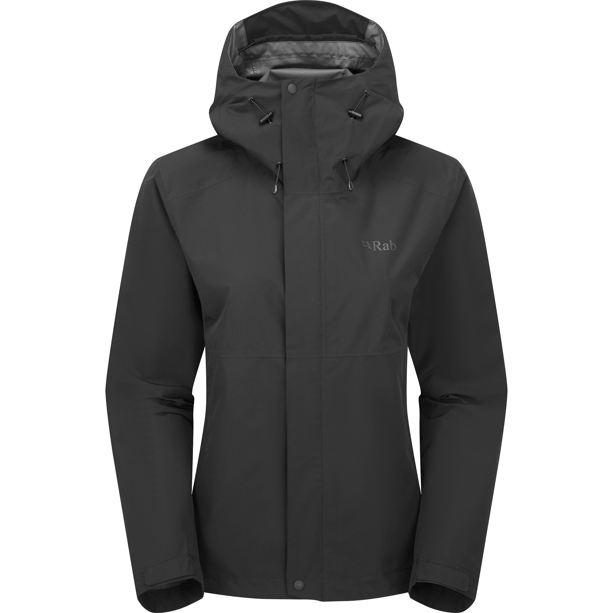 RAB Downpour Regenjacke Damen schwarz