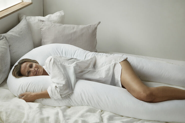 Fossflakes Fossflakes U-Pillow, SR incl. White Jersey Cover Ws