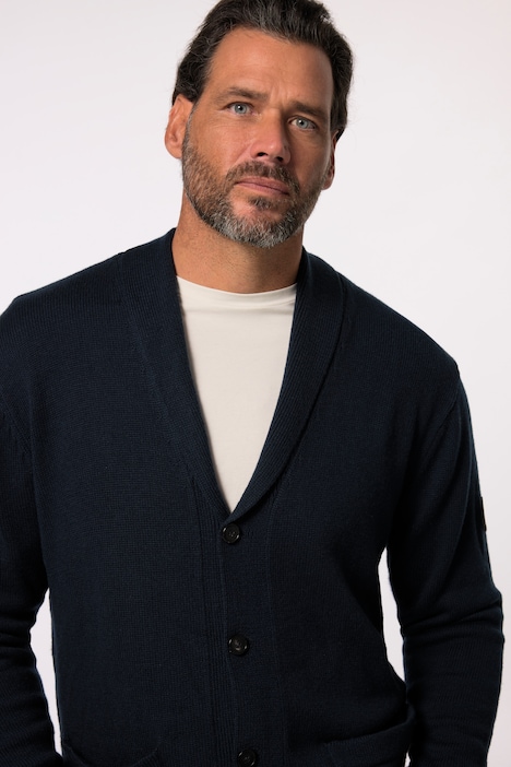JP AWARE Strickjacke, Nachhaltigkeit, recycelte Materialien, bis 7 XL