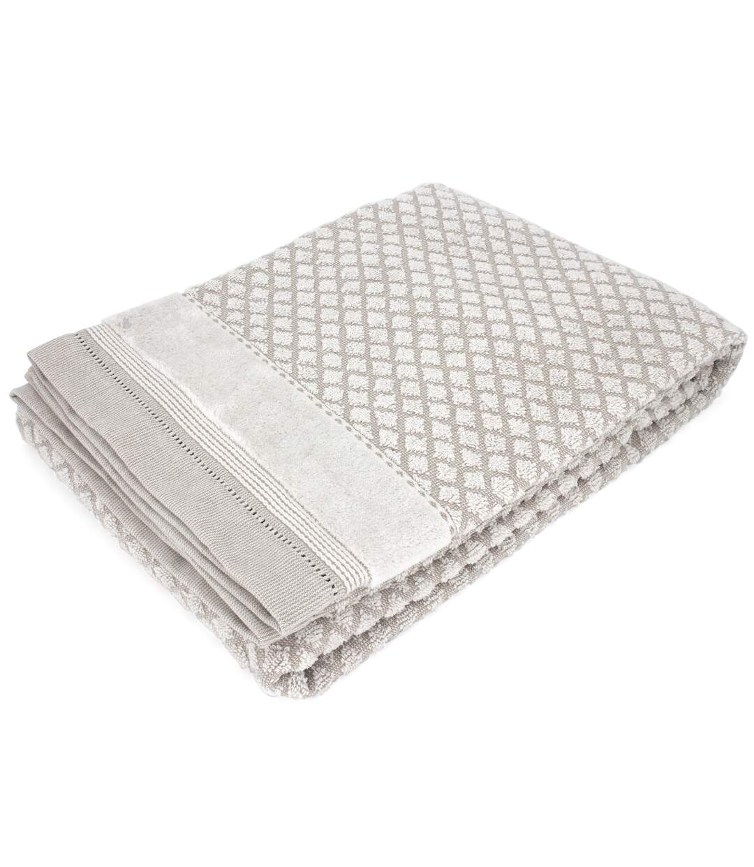 Parure de bain LINEN blanc 5 pièces