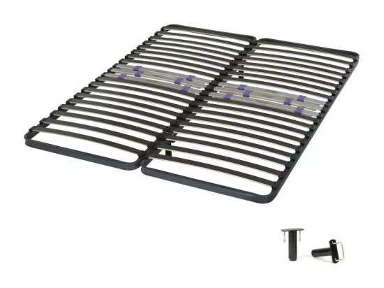 Sommier à lattes 2x80x200 C223 - 42 lattes bois - Fabrication française