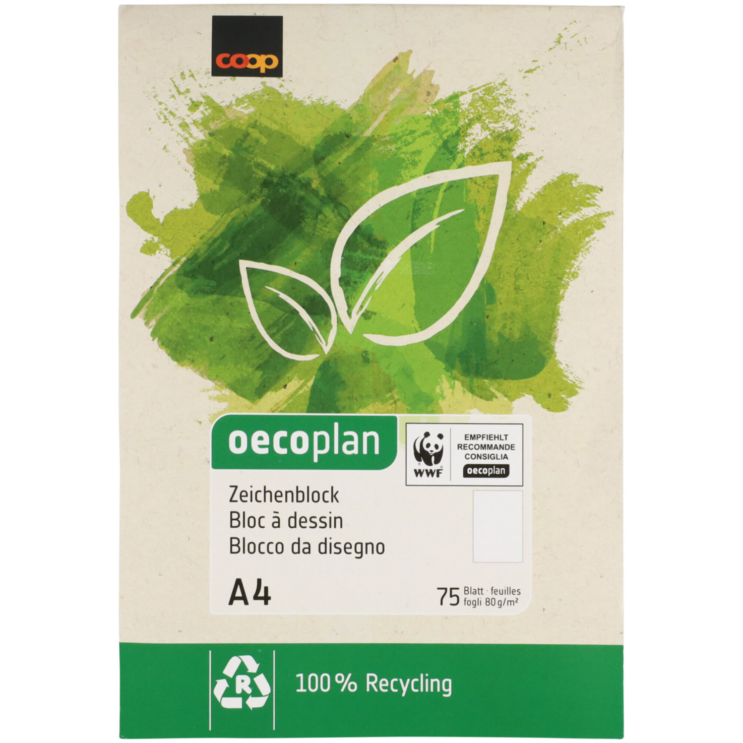 Oecoplan Zeichenblock A4 80 g/m2