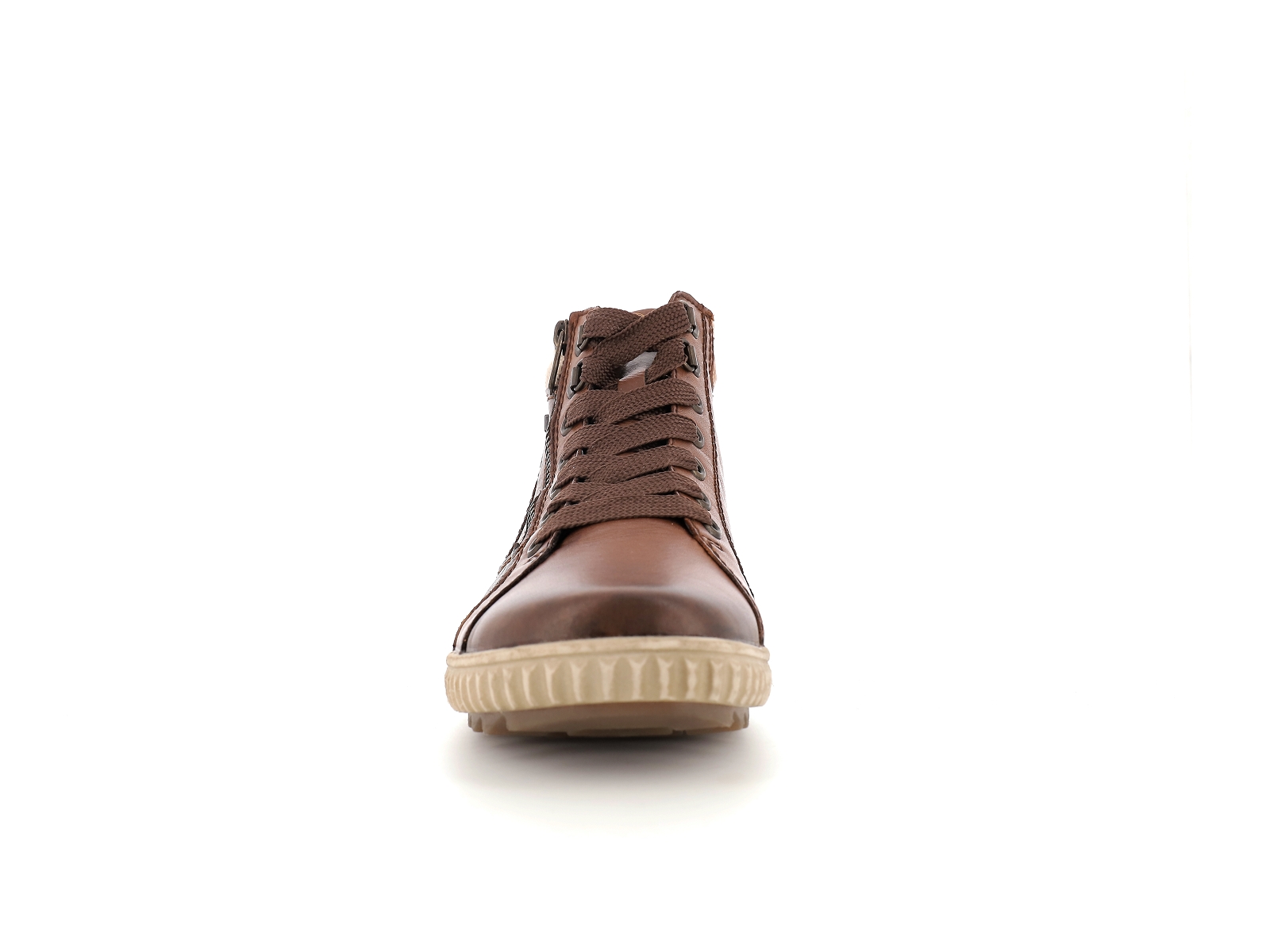 Remonte-R8271 Matières combinées Marron Foncé