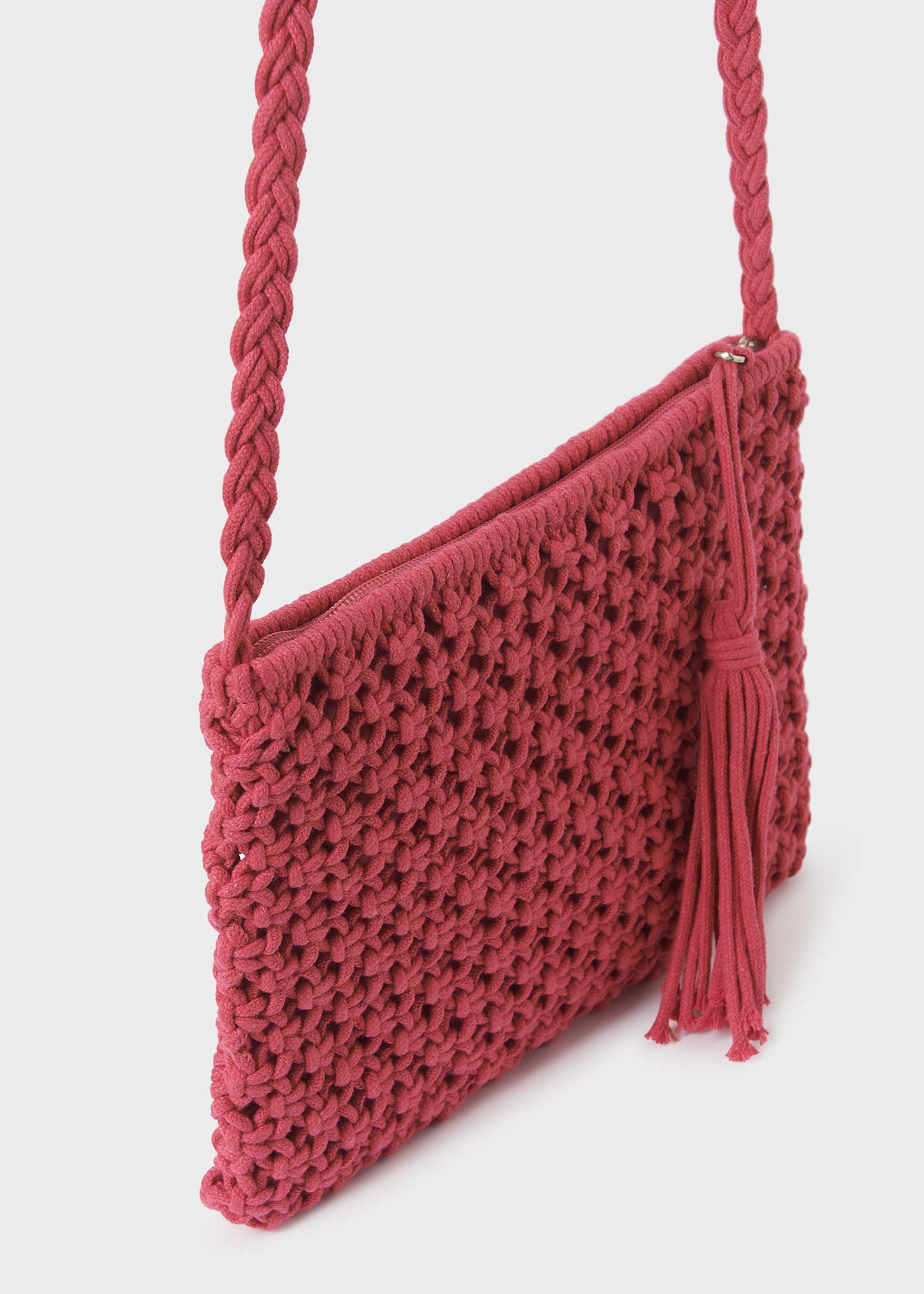 Bolsa de crochê para menina