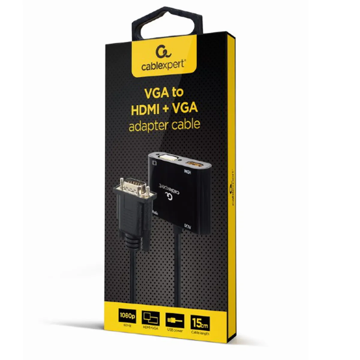 Gembird Adaptateur VGA vers HDMI