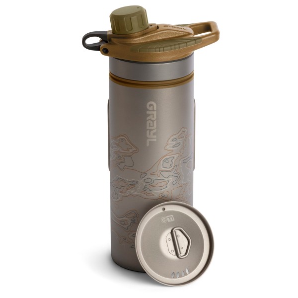 GRAYL - GeoPress Purifier Titanium Bottle - Filtre à eau