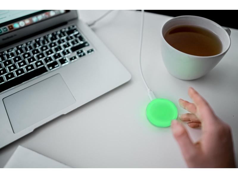 Luxafor Mute Button mit 0.5 m USB-A Kabel Luxafor Mute Button – USB-LED-Mikrofon-Stummschaltungstaste, die Ablenkungen eliminiert