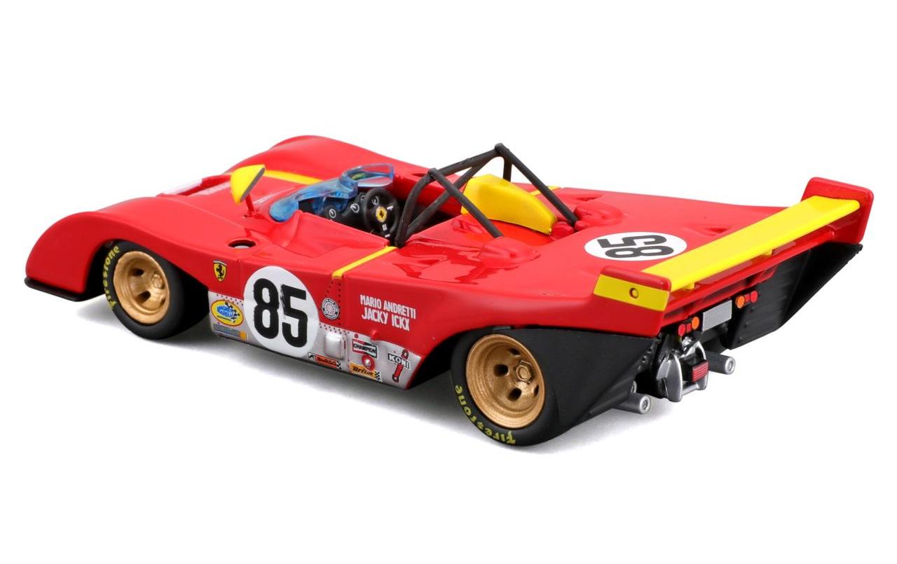 Ferrari Racing 312 P 1972 Rot 1:43Sammlermodell im Massstab 1:43