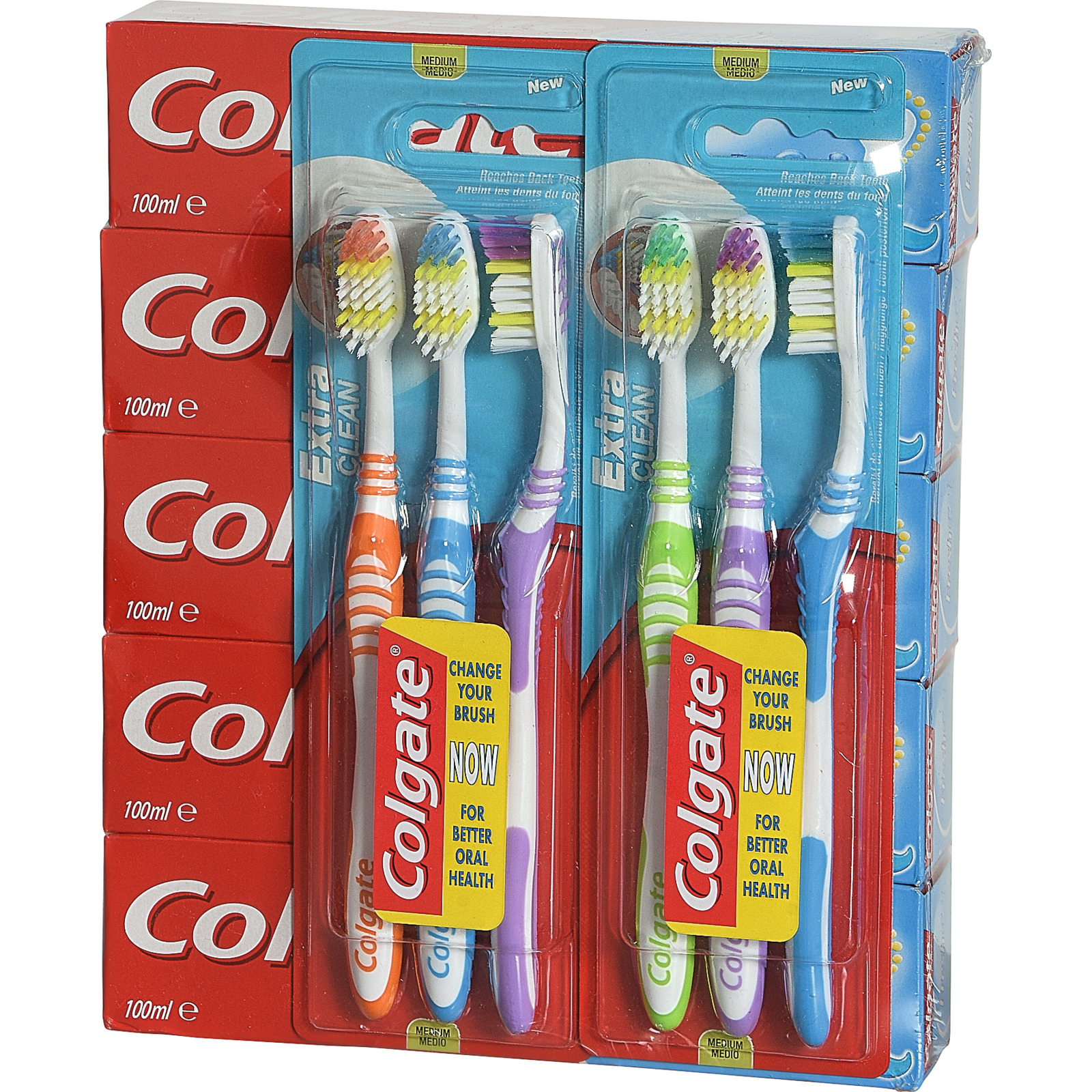 Colgate ZP 5x100ml + ZB 2x3er