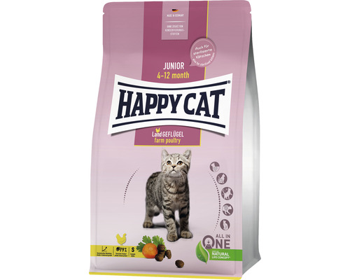 HAPPY CAT Young Junior Droogvoer voor pluimvee 1,3 kg