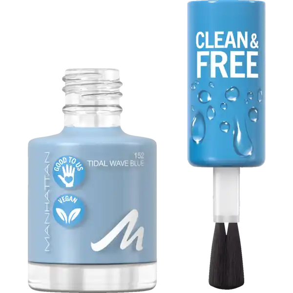 Clean & Free Nail Polish 152 Tidal Wave Blue