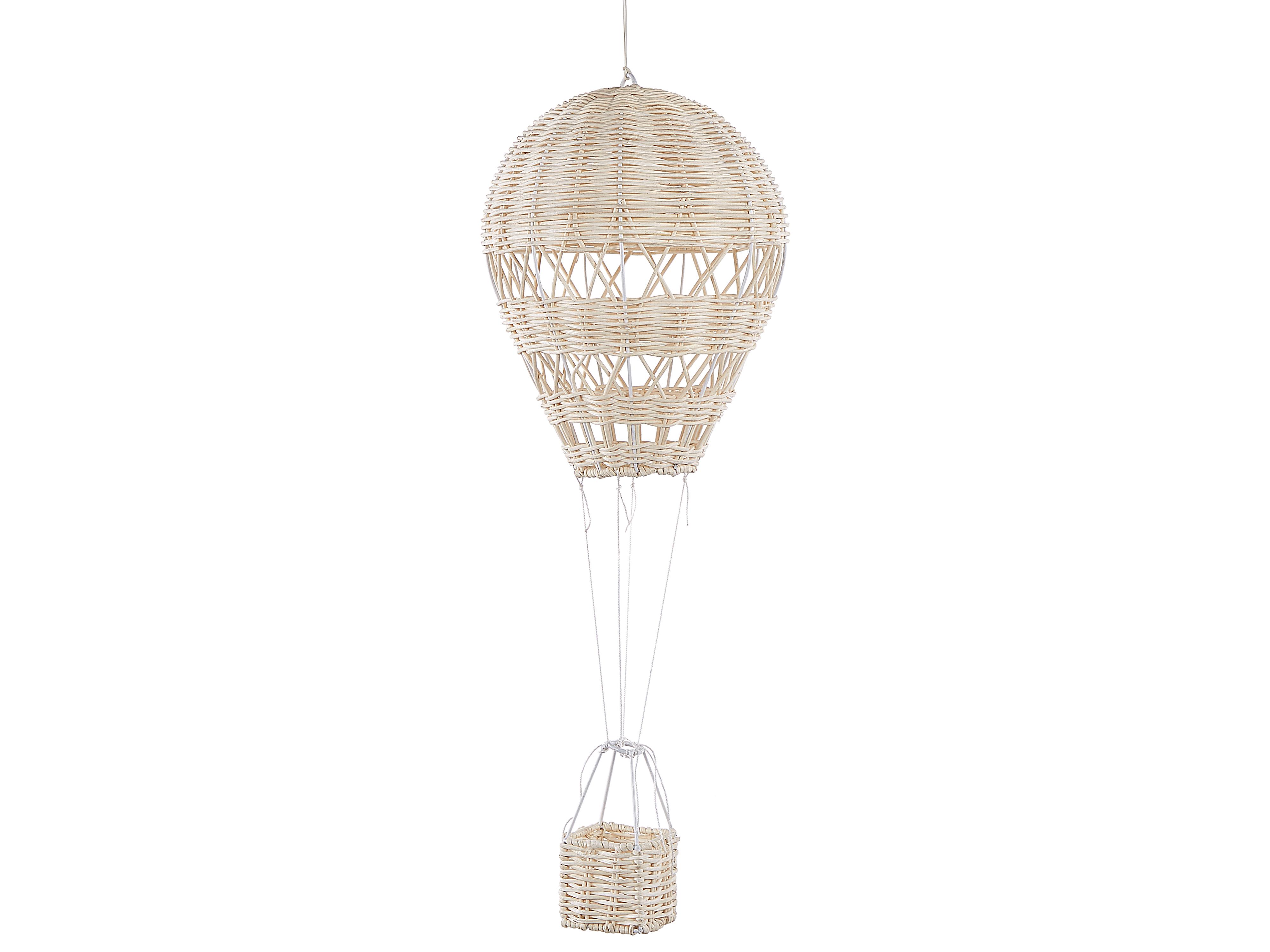 Wanddecoratie Ballon BEMBA Rotan 60 cm Natuurlijk