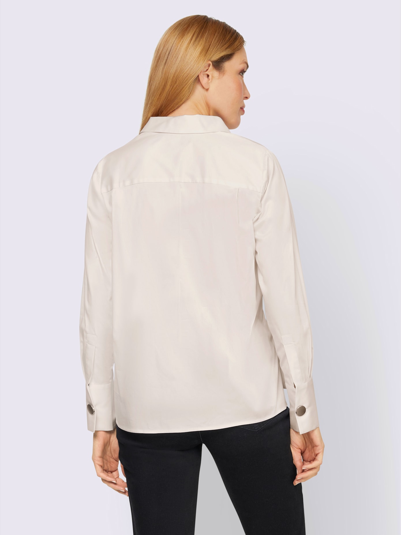 Chemisier patte de boutonnage invisible