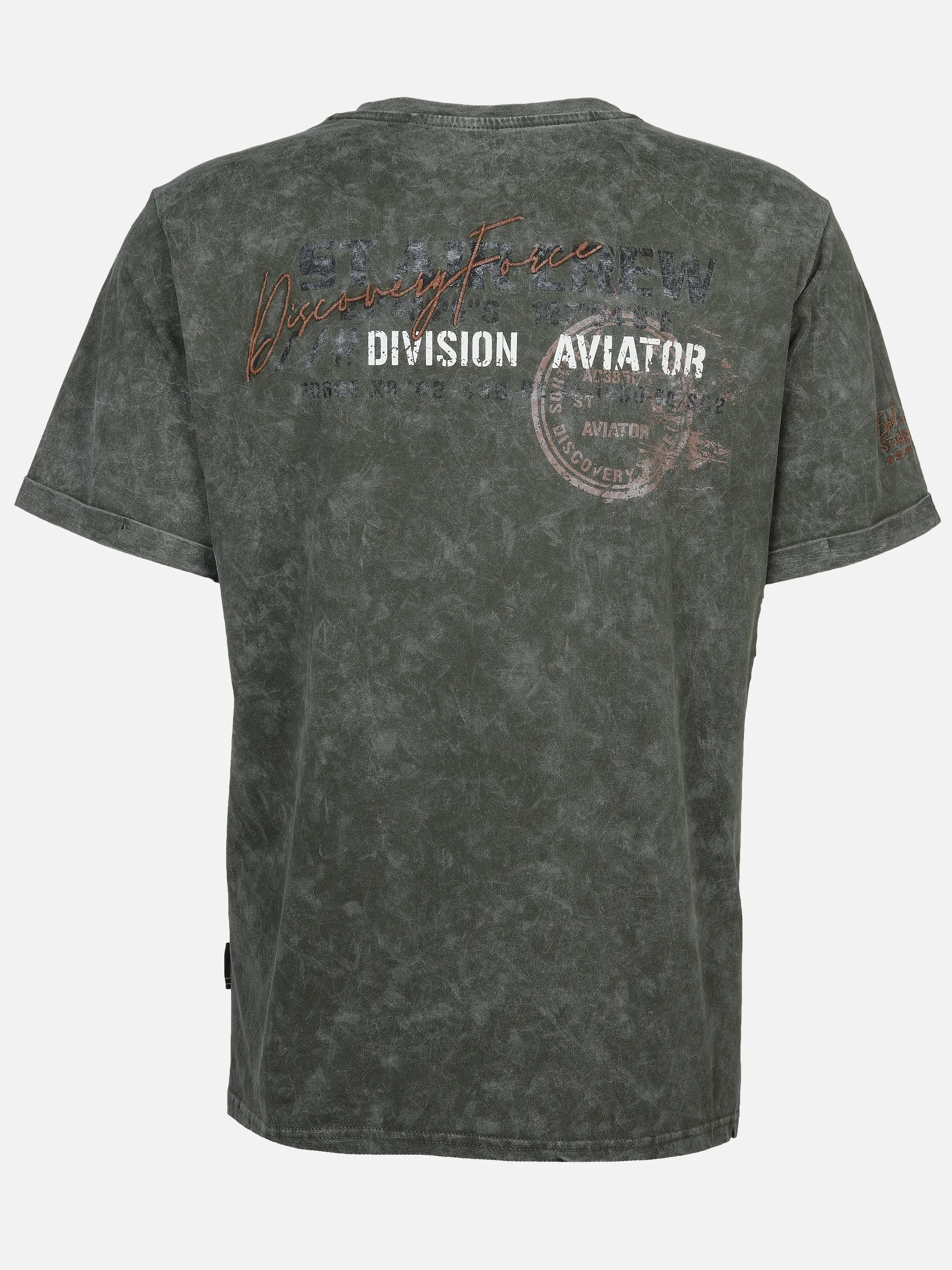 Herren Henleyshirt mit Print