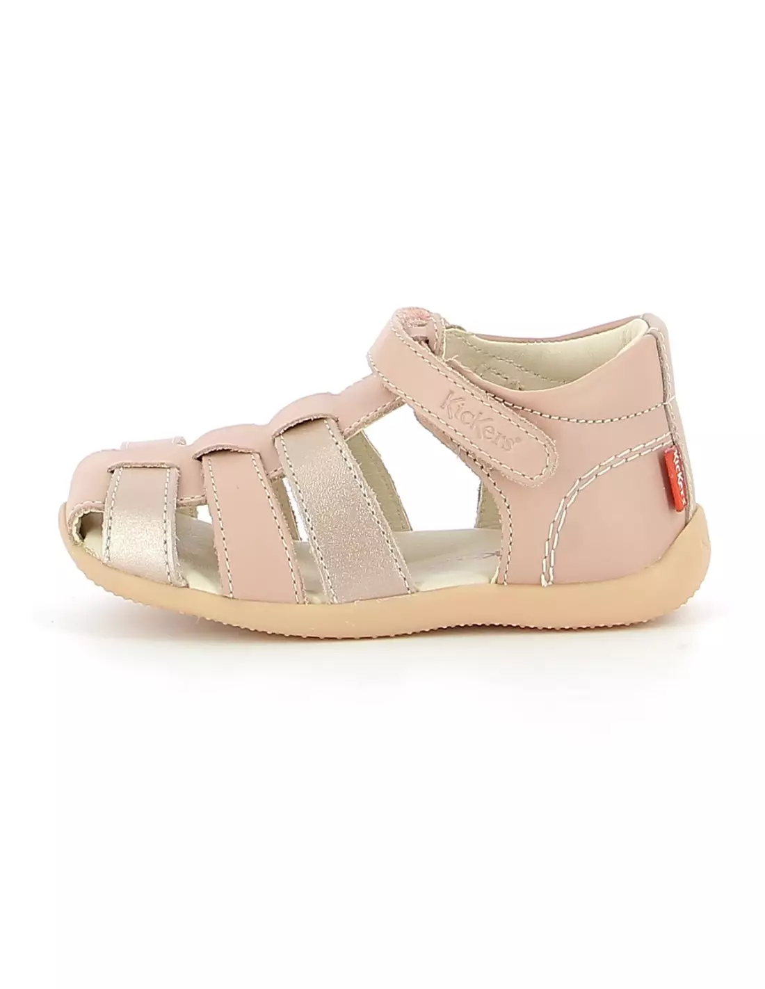 KICKERS BIGFLO - Sandales & nu-pieds Rosemetallic