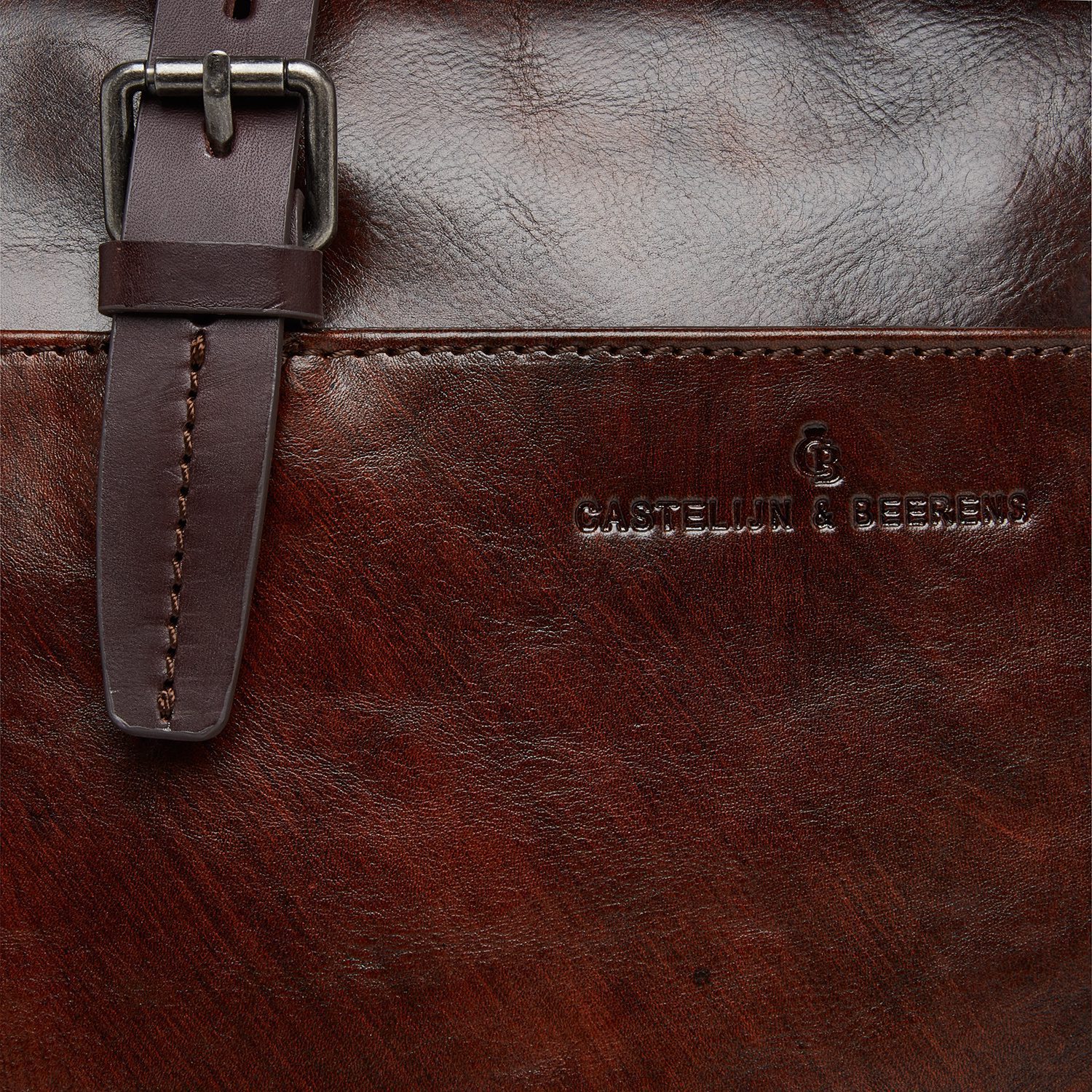 Castelijn & Beerens Rien Laptoptas 15,6 inch + Tablet RFID Cognac