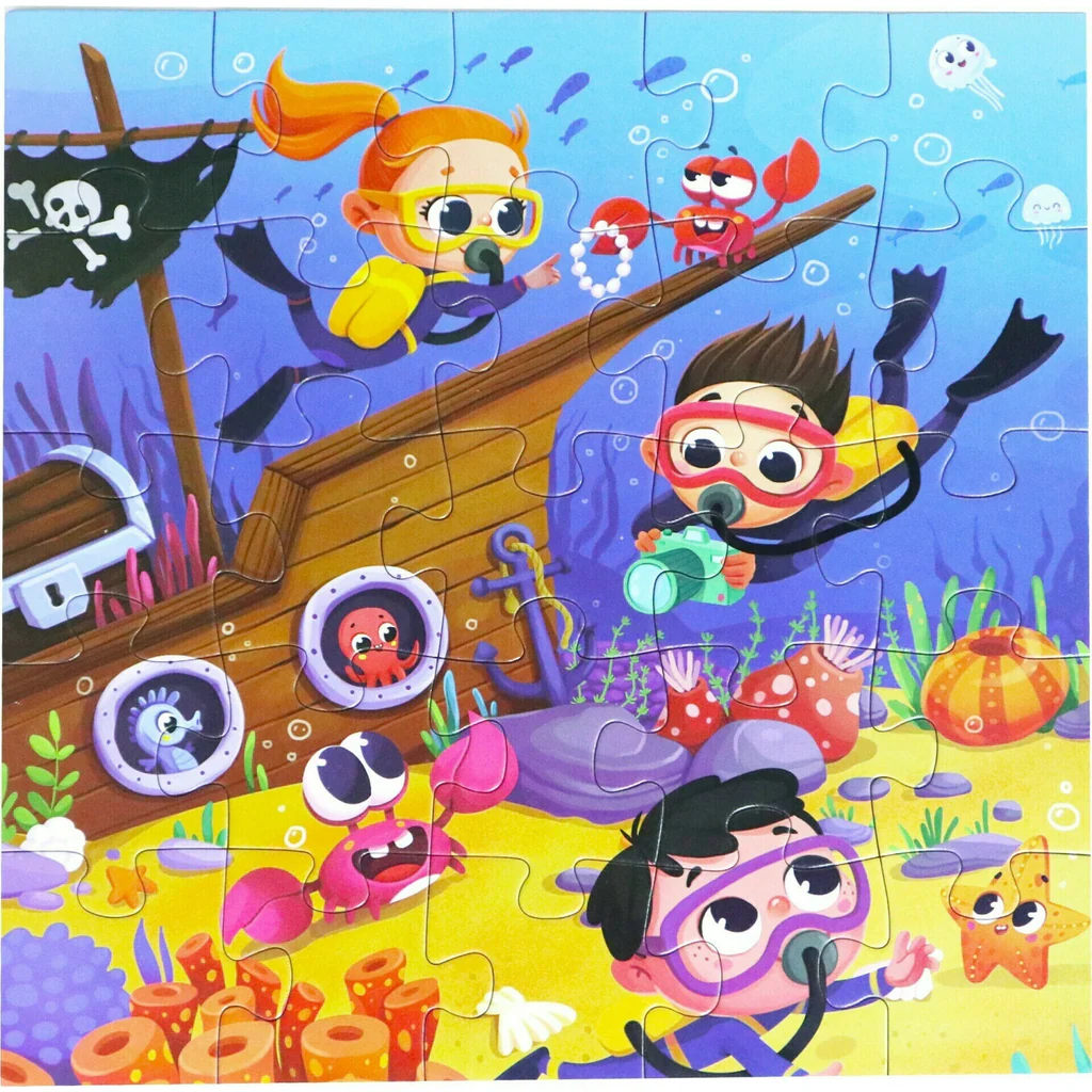 Puzzle Ártico / Explora Oceanos / Um Dia Quinta Sortido