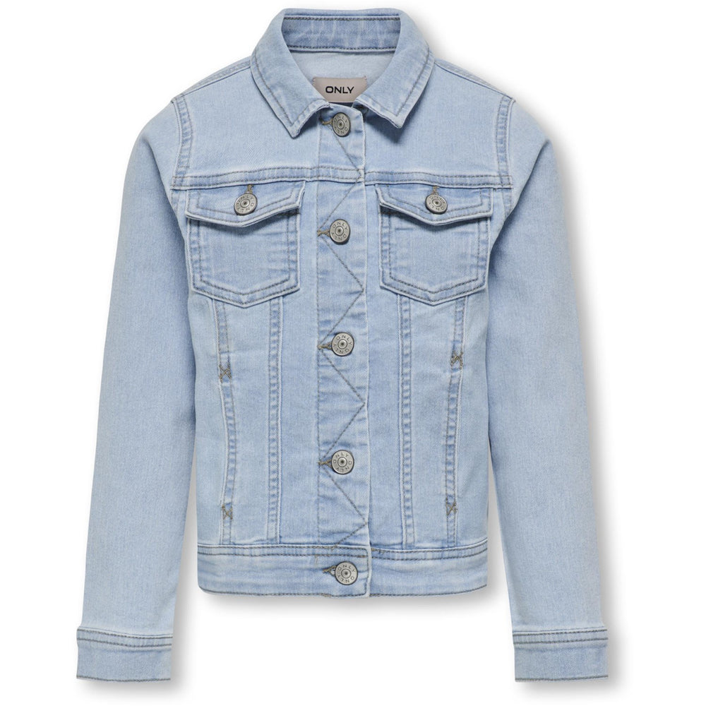 Køb Kids ONLY Light Blue Denim Sara Denim Jakke Noos