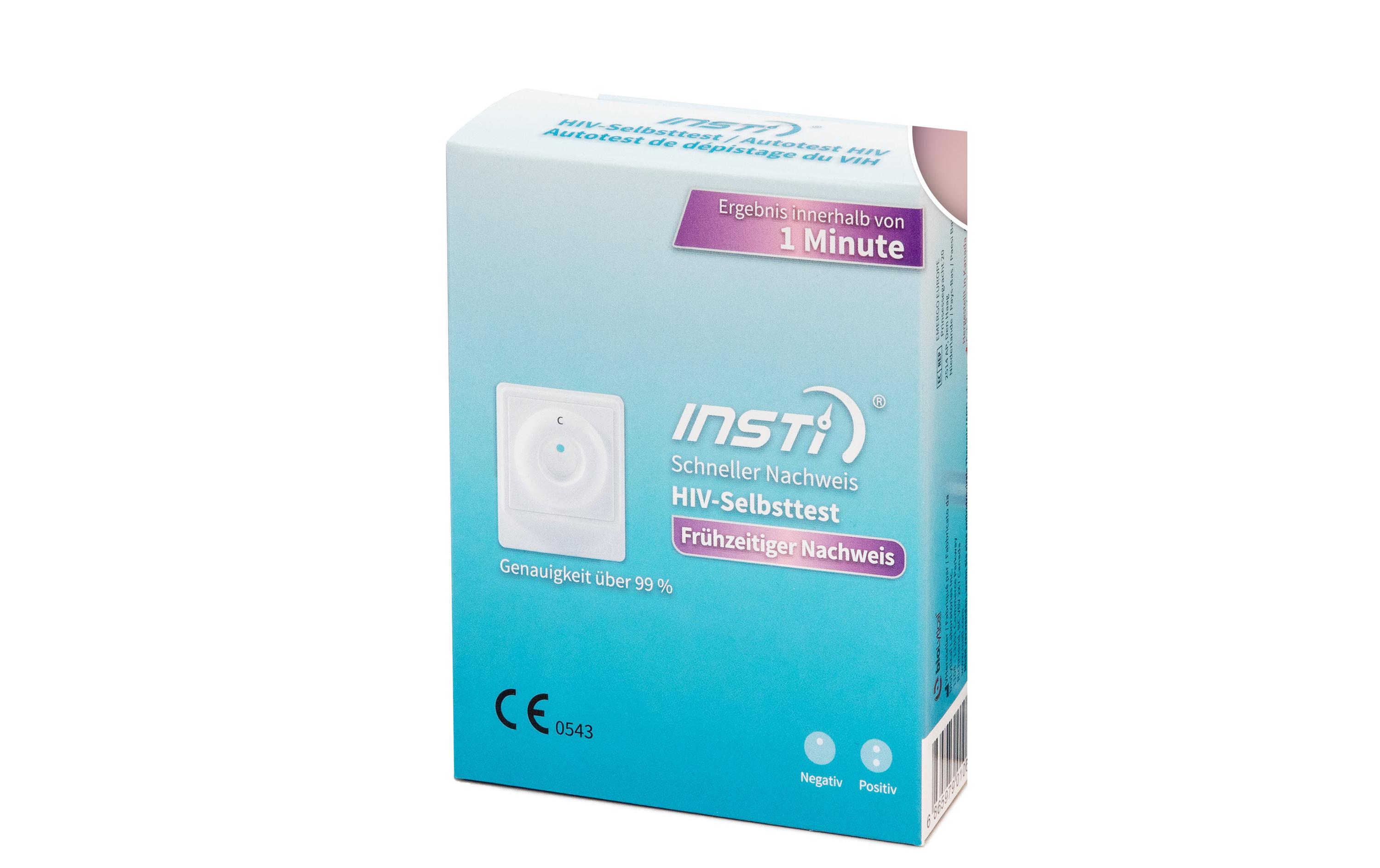 HIV-Schnelltest 1 StückSelbsttest Blutprobe auf HIV