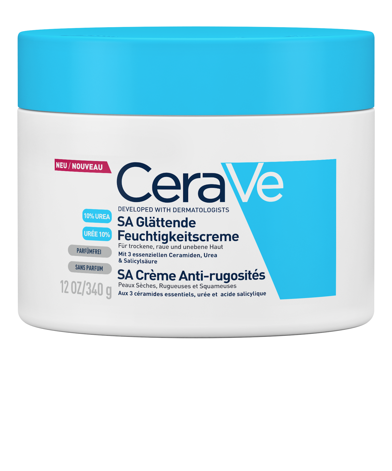CERAVE SA Glättende Feuchtigkeitscreme<br>340 g, Topf, Creme