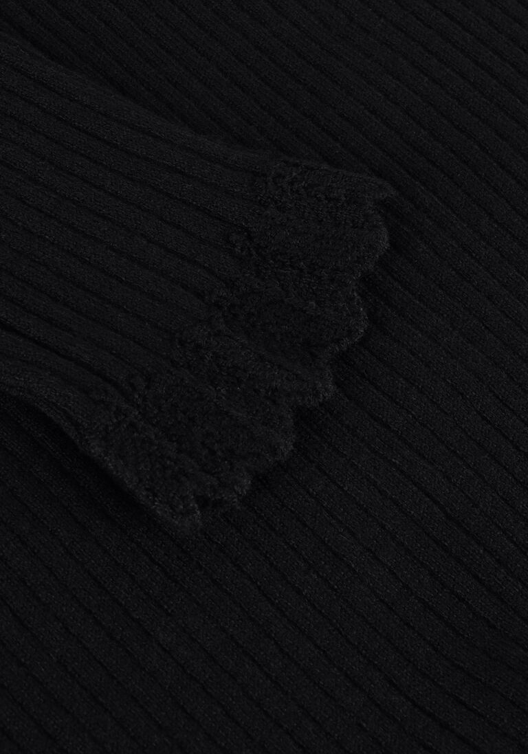 AAIKO zwarte aaiko  vida ruffle vis 301 sweaters