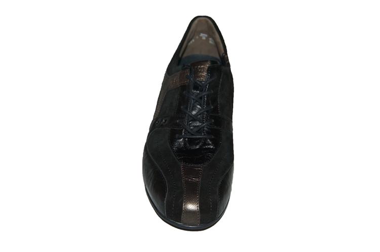 Semler U437 wijdte G SCHWARZ KALBVELOUR (6-391)