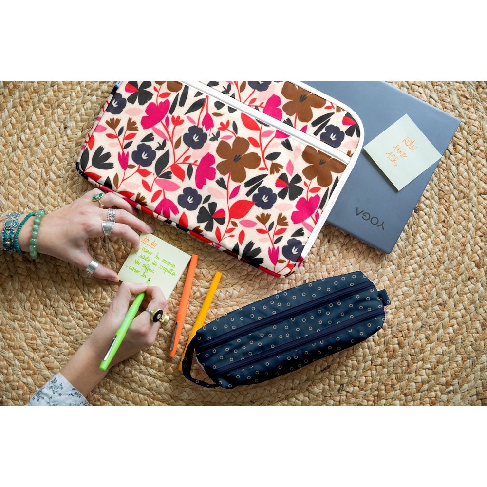 Pochette Ordinateur 13 Pouces Champ Floral